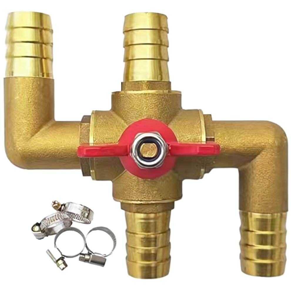 5/8 Inch Copper Ball Valve For Car Heater, Automotive Heater Control Valve With Leakproof Design 9187378813034