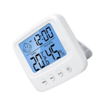 Hygrometer-Thermometer mit großem Display und Umrechnung von