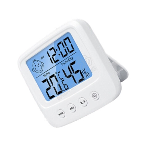 Hygrometer-Thermometer mit großem Display und Umrechnung von
