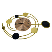 Metallwanduhr mit Kunstdesign, präzise, leise Funktionalität,