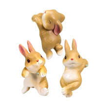 3er-Pack Kaninchen-Hängetopf im Cartoon-Stil für