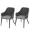 Chaise de jardin MCW-O16 (lot de 2) 1