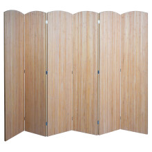 Bambus Paravent MCW-O30, Raumteiler Trennwand Sichtschutz, zusammenklappbar 6 Paneele 170x245cm