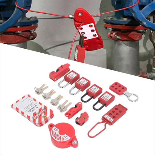 Lockout Tagout Kit, Electrical Safety Padlocks Kit 1