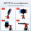 Mini Mobile Phone Desktop Tripod with 360 Degree B 4