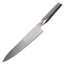 Stainless steel chef's knife, blade length 200mm.