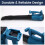 1380W High-Power Blower Strong Electric Blade Snow 8