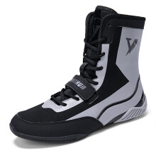 Men's  Boxing Shoes Wrestling Shoes  Professional Training, Squat Shoes, Weightlifting Shoes, Black UK 8.5