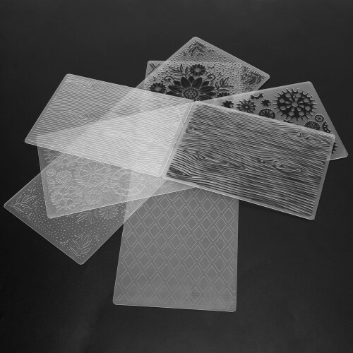 4Pcs Plastic Embossing Template for DIY Card Making and Scrapbooking 2