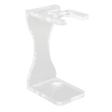 Supporto per pennello da barba con porta rasoio, supporto per pennello da barba in acrilico, prolunga la durata del pennello da barba, elegante e