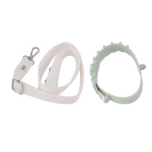 Tracolla portatile per borraccia, con maniglia regolabile, supporto in silicone, materiale elastico resistente, per un trasporto a mani libere
