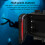 40M Waterproof SL-101 Camera LED Light 5500-6000K Replaceable Battery 8