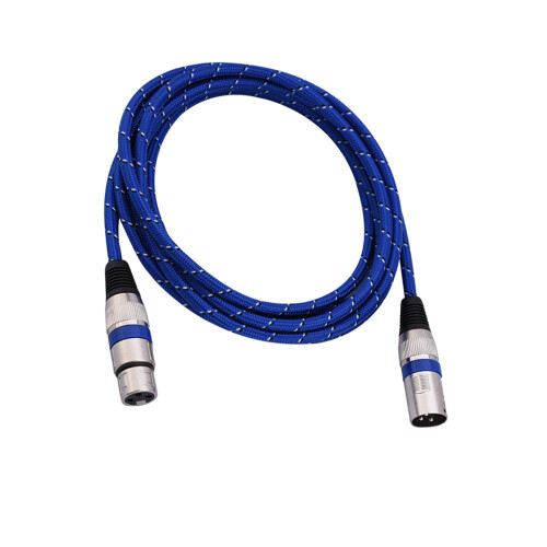 Καλώδιο μικροφώνου XLR Male Female3Pin Balanced για εξοπλισμό σκηνικού ήχου Ανθεκτικό νάιλον 1