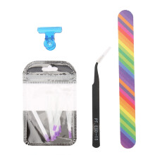 Gør-det-selv neglekunstsæt med glasfibernegleextensions Quick Fiber Silk til fleksible naturlige negle med reparationsforstærkningsmuligheder,
