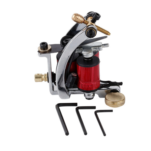 Versatile Needle Compatibility Professional Tattoo Machine 10 Wraps Coil Smooth Operation Stable And High Speed Functionality For Tattoo Artists