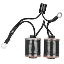 Conjunto de máquina de tatuagem com bobina para delinear e sombrear, estrutura durável em liga de cobre de alta qualidade, fácil substituição,