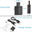 Bluetooth USB Adapter for PC, BT 5.0 Transmitter R 2