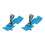 2Pcs Sewing Machine Overlock Presser Foot-Blue presser foot sh 1