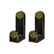 2er-Pack Haken im antiken Stil für organisierten-schwarze Bronze