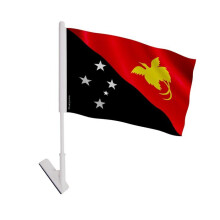 Bandeira adesiva Papua-Nova Guiné – 14 x 21 cm – Poliéster Flexível – Fácil de Colar – 1 peça – Pixelforma
