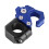 Universal Foldable Handlebar Hook for Motorcycle 0.86in CNC Aluminum Blue 13