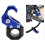 Universal Foldable Handlebar Hook for Motorcycle 0.86in CNC Aluminum Blue 10