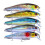5 Stück ABS Angelköder 8,5cm 9,2g Hardbaits mit Drillinghaken 4