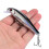 5 Stück ABS Angelköder 8,5cm 9,2g Hardbaits mit Drillinghaken 7
