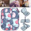 Large Capacity Crochet Bag Double Zipper Wall-Hanging Design 16