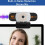 4K Auto Zoom Webcam with Remote Control,Privacy Co 4