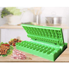 BBQ Skewer Maker 3 in 1 Kebab Making Tool Food Grade ABS Fast Skewer Making Easy Clean