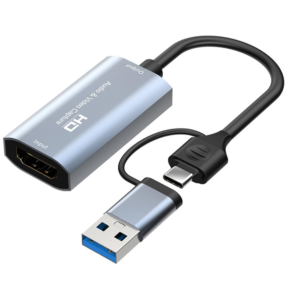 Video Capture Card Hdmi 4K 1080P 60Fps, Typec Adapter, Windows Mac Os Compatible, 45X24mm, Gaming Live Streaming 9094768792957