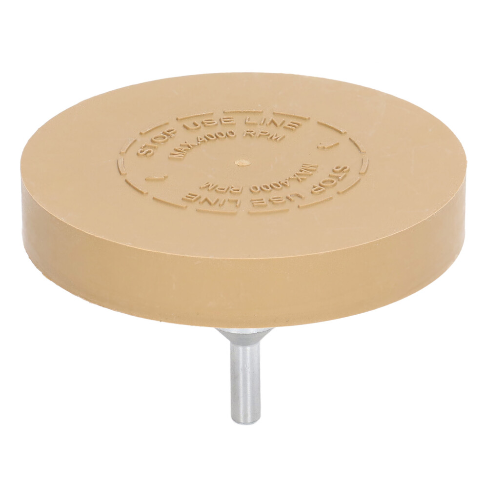 Vinyl Decal Removal Rubber Eraser Wheel 3.5In Pneumatic 4000Rpm Adhesive Tool 9461379000083