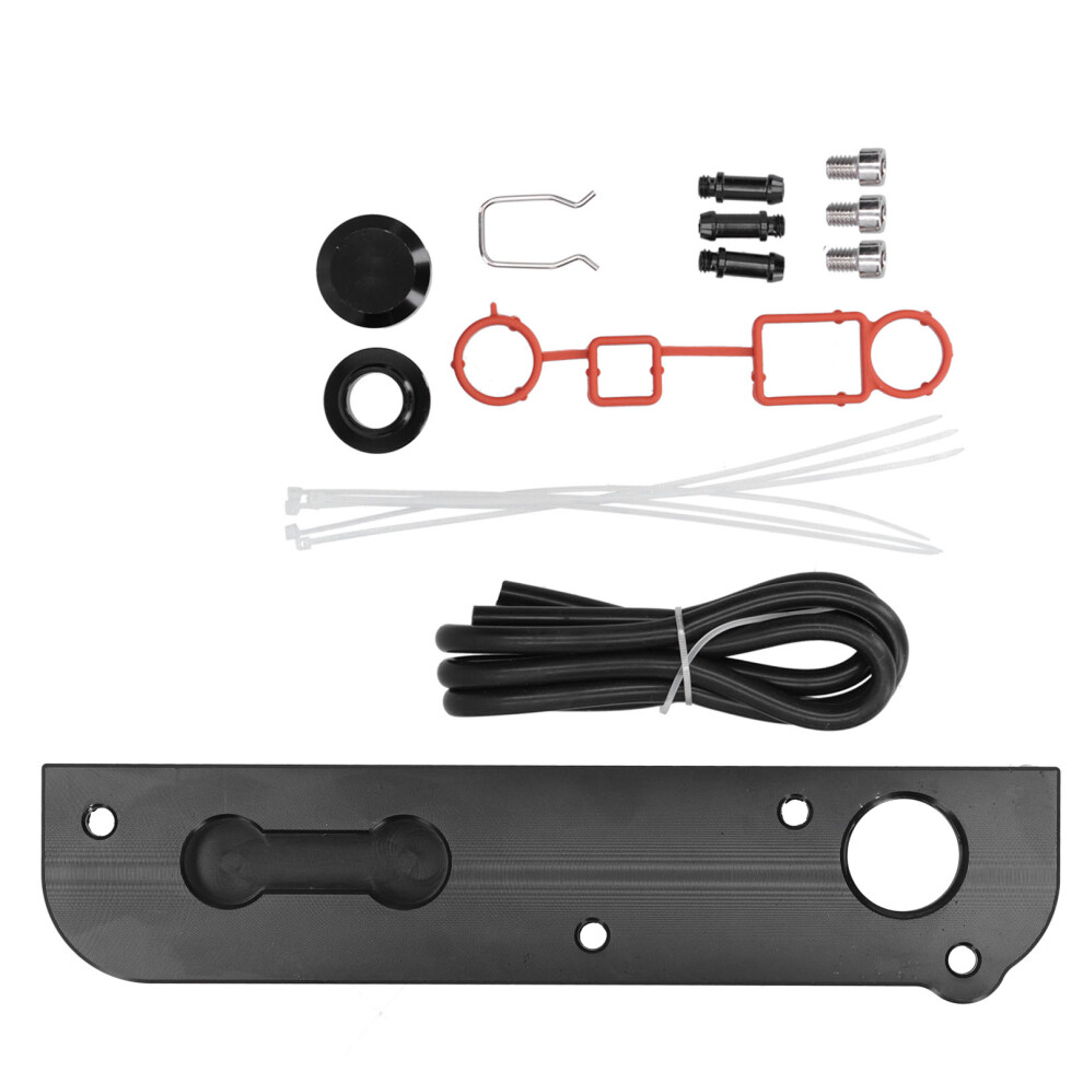 Pcv Delete Kit For Audi 2.0T Fsi Engines Aluminum Rubber Black 8011379002016