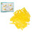 100PCS Tile Wedges Leveling System Ceramic Floor Construction Tools Yellow 14