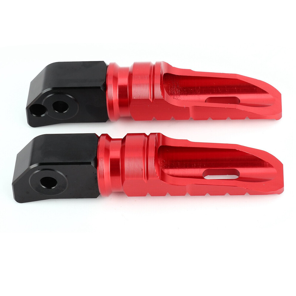 Durable Rear Foot Pegs Base For Honda Cb125r/Cb250r/Cb300r Cbr250rr - Red 5001379003284