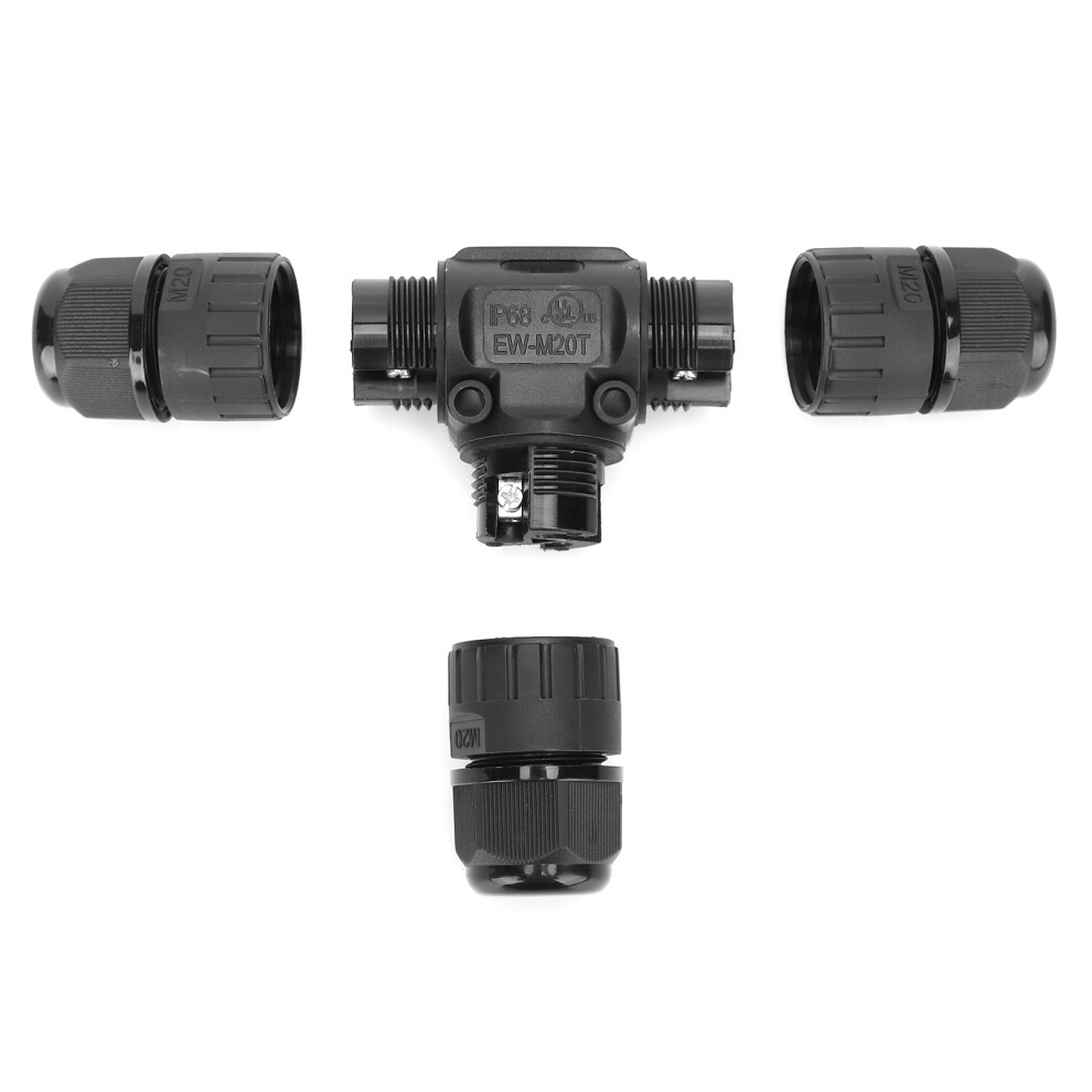 High-Strength Waterproof Connector Ip68 M20tâ3P 9Â12Mm For Outdoor Use 4301379003507
