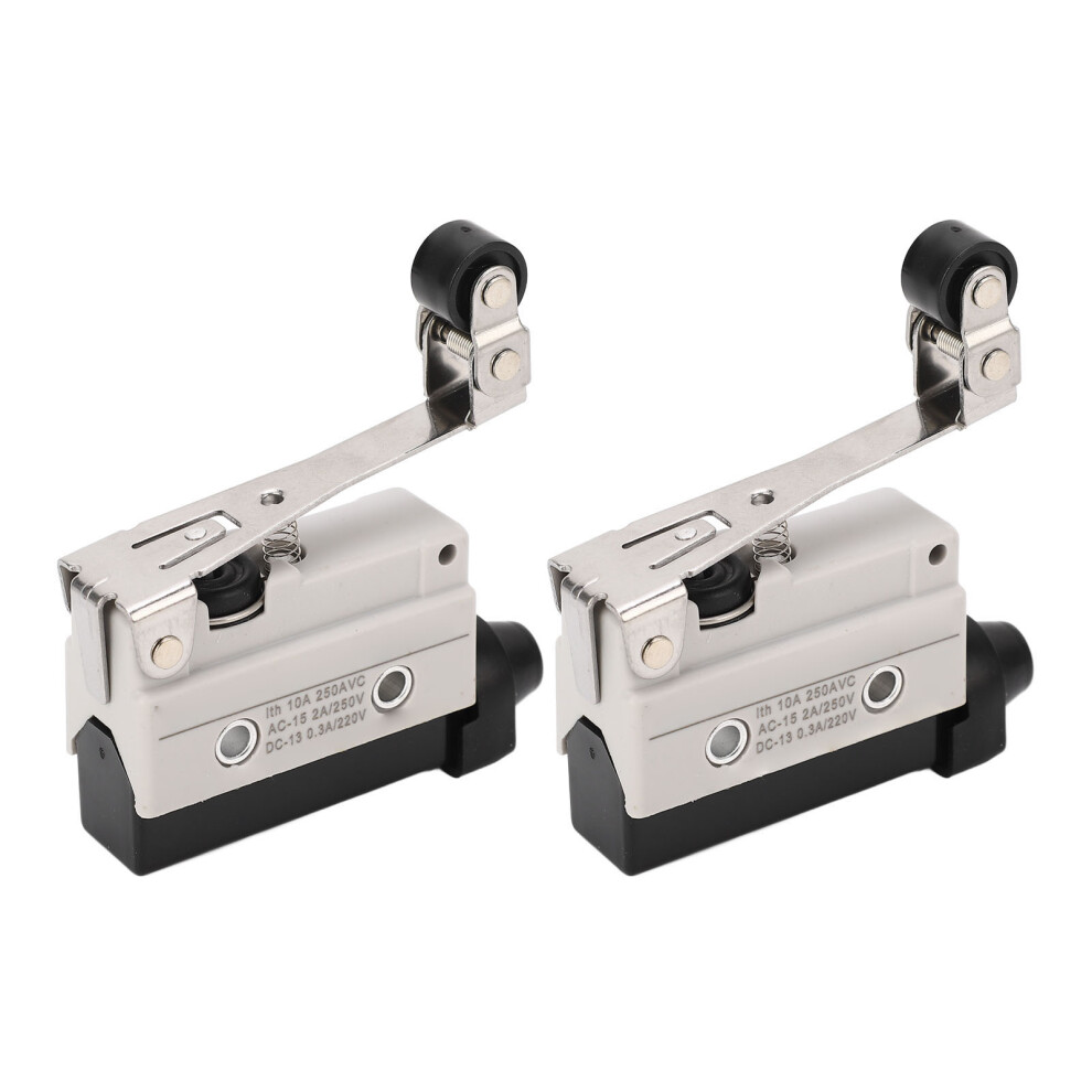 2Pcs Micro Limit Switch Roller Lever 250V Ac - Compact & Durable 5031379003373