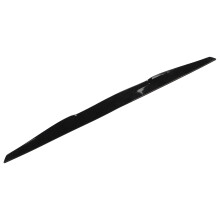 Spoiler Posteriore Universale in Gomma da 99 cm, Lucido Nero, Stabilità