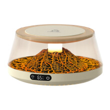 Smart Coffee Cup Heater Candle Warmer Plate With Adjustable Temperature And Soft Ambient Light For Tea And Coffee Lovers