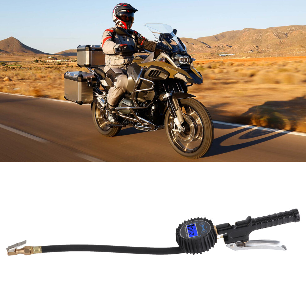 200Psi Digital Tire Pressure Gauge Kit With Lcd Display And Inflator 8371379004879