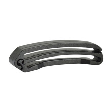 Webbing Strap Keeper Webbing Connecting Clip 2Pack Belt Retainers Lightweight SlipOn Strap End Clips Black Medium