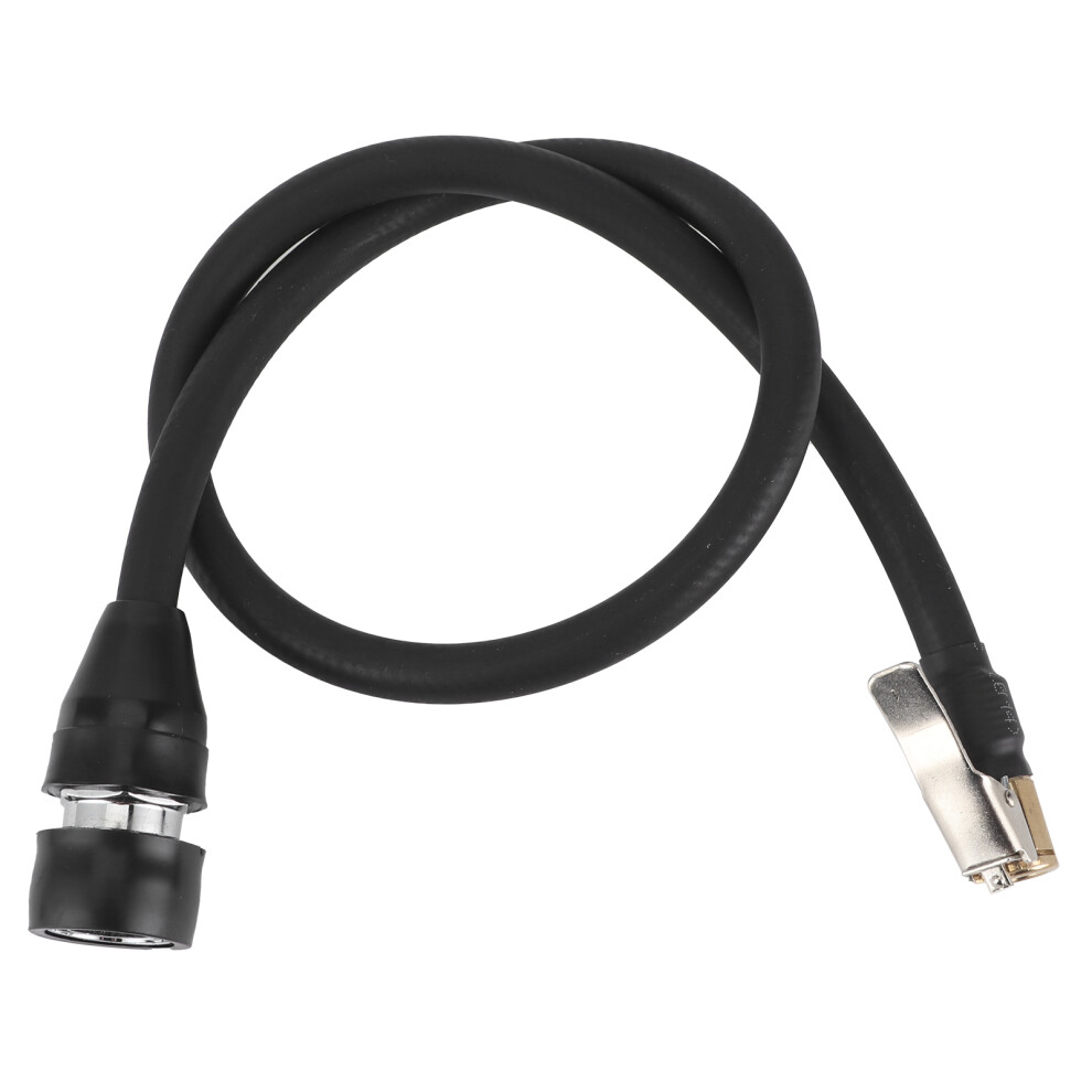 Universal Quick Disconnect Inflator Hose Female Clamp Chuck Black 8481379005148