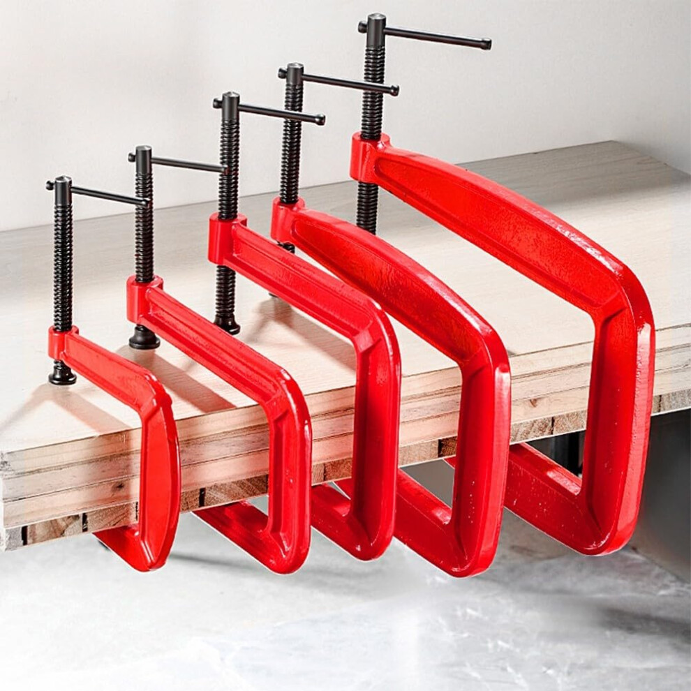 Heavy Duty G Clamp For Woodworking 305Mm Throat Depth Enhanced Clamping Stability Model D 9187378814390