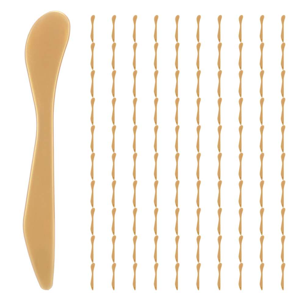 Mini Mud Scoop For Skincare Routine, Reusable Applicator Cosmetic Spatula Fine Detail Design Lightweight Beauty Spoon With DIY Facemask Mixing Capabi