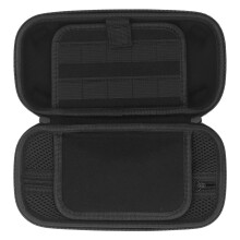 EVA Hard Shell Nintendo Switch Case With Dual Zipper Closure, 20 Game Cards Storage Bag With Dedicated Joy Con Groove And Soft Microfiber Lining