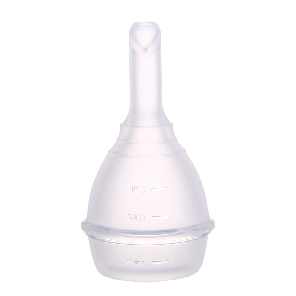 Pink Toxin Free Menstrual Cup Hypoallergenic Reusable Leak Proof Protection Medical Grade Silicone Comfortable Fit For Swimming Yoga - 25Ml