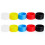 Tennis Racket Grip Ring Set for Secure Stability and Enhanced Performance, 10PCS Multicolor Rubber 1