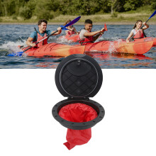 11,2 Zoll Deckluken-Kit mit Aufbewahrungstasche für Kajaks, Boote, Schwarz