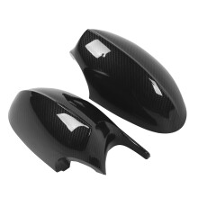 2pcs Carbon Fiber Style Side Mirror Caps for E90/E91/E92/E93 Pre-LCI